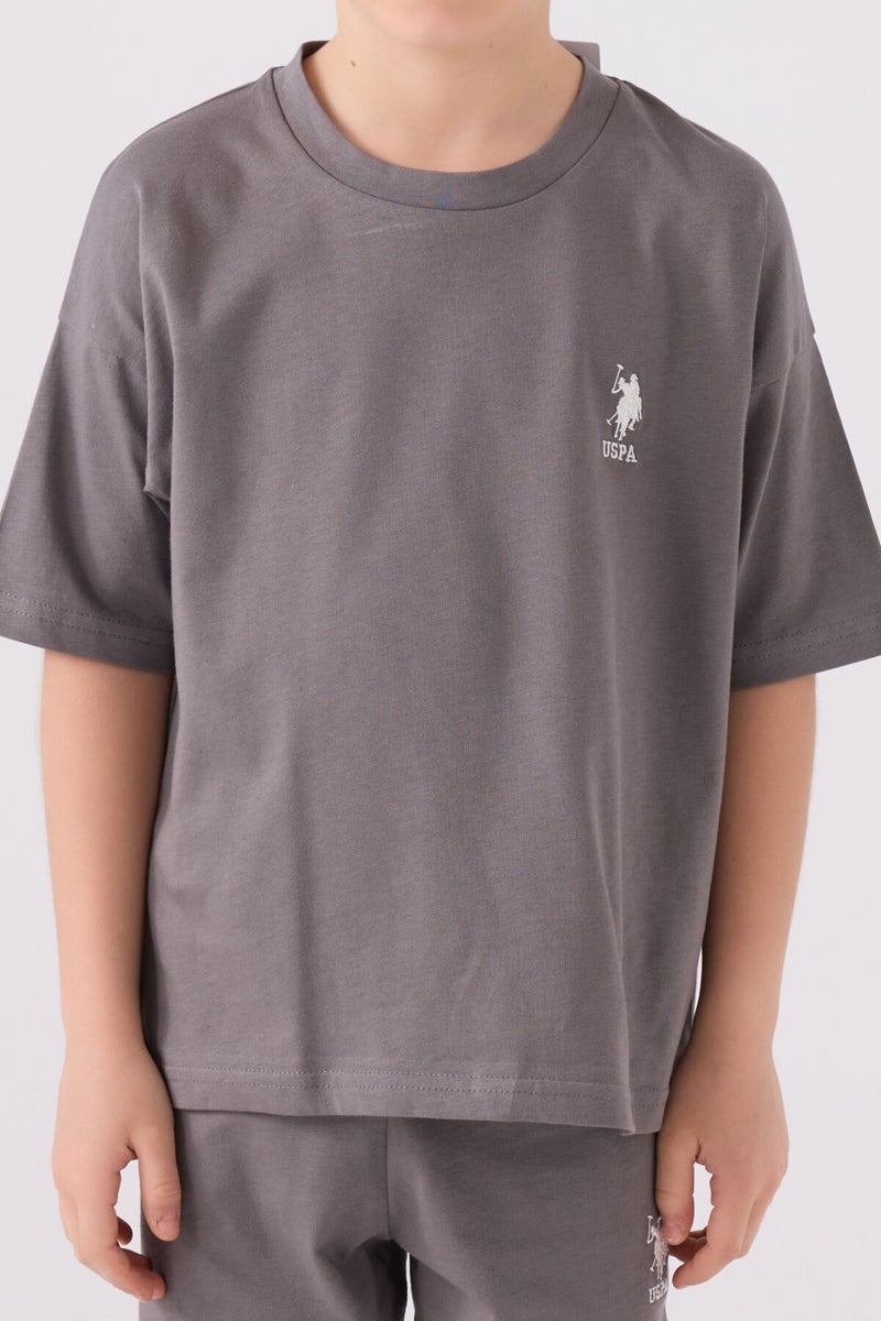 U.S. Polo Assn. Boys Anthracite Bermuda Set  - Image 4