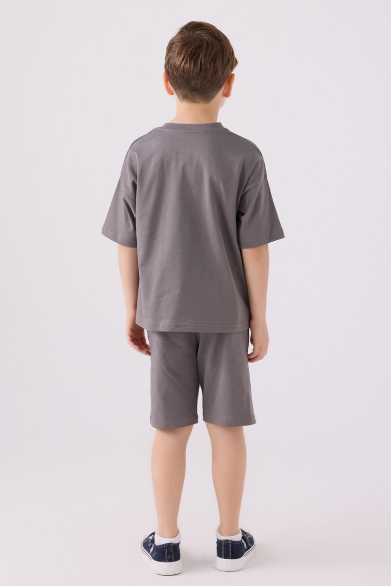 U.S. Polo Assn. Boys Anthracite Bermuda Set  - Image 5