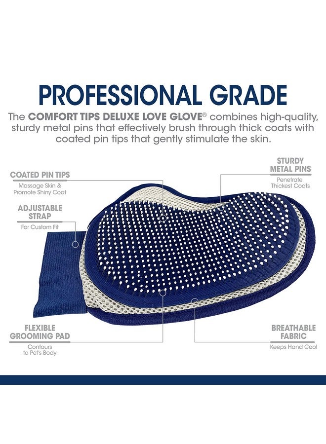 Four Paws Magic Coat Professional Series Comfort Tips Deluxe Dog Grooming Glove - Image 3