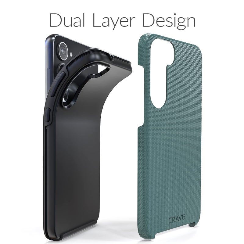 Crave for Samsung Galaxy S23 Plus Case, Shockproof Protection Dual Layer Case for Samsung Galaxy S23 Plus (6.6 inch) - Forest Green - Image 4