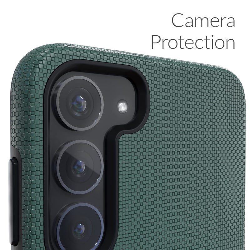 Crave for Samsung Galaxy S23 Plus Case, Shockproof Protection Dual Layer Case for Samsung Galaxy S23 Plus (6.6 inch) - Forest Green - Image 3