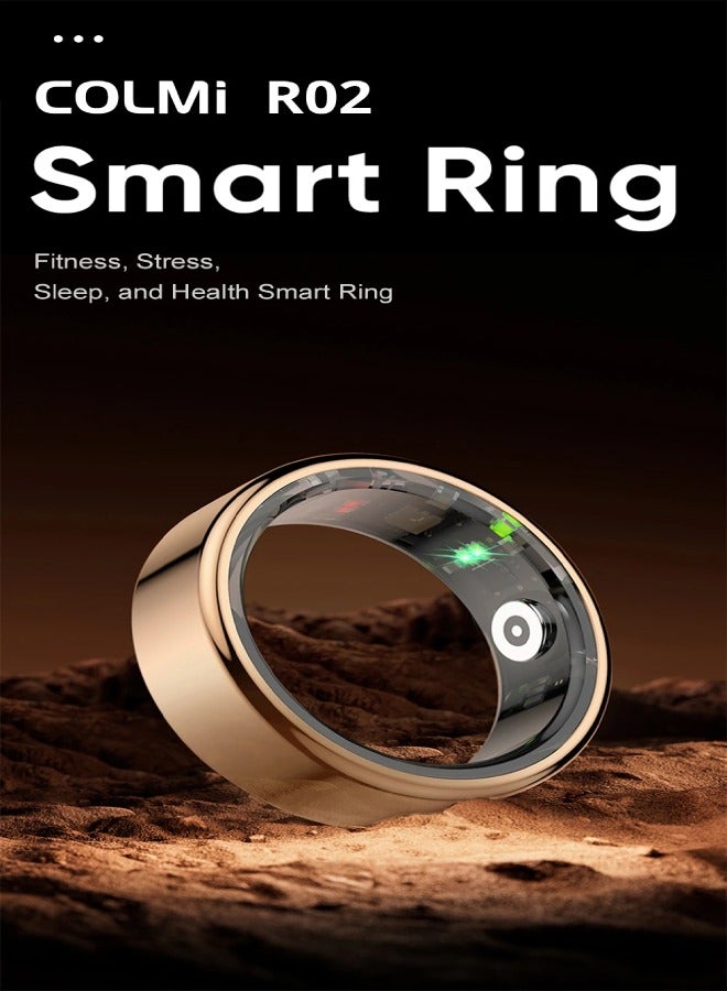 ColMi COLMI R02 Smart Ring with Charging Case for Men Women Battery Life 3-5 Days, Health Monitor, 5ATM Waterproof  - Image 2