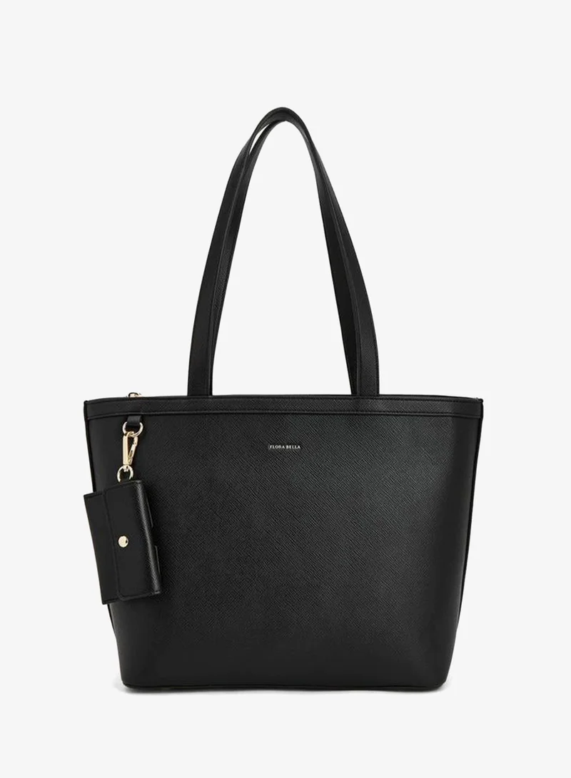 Textured Tote Bag With Double Handle