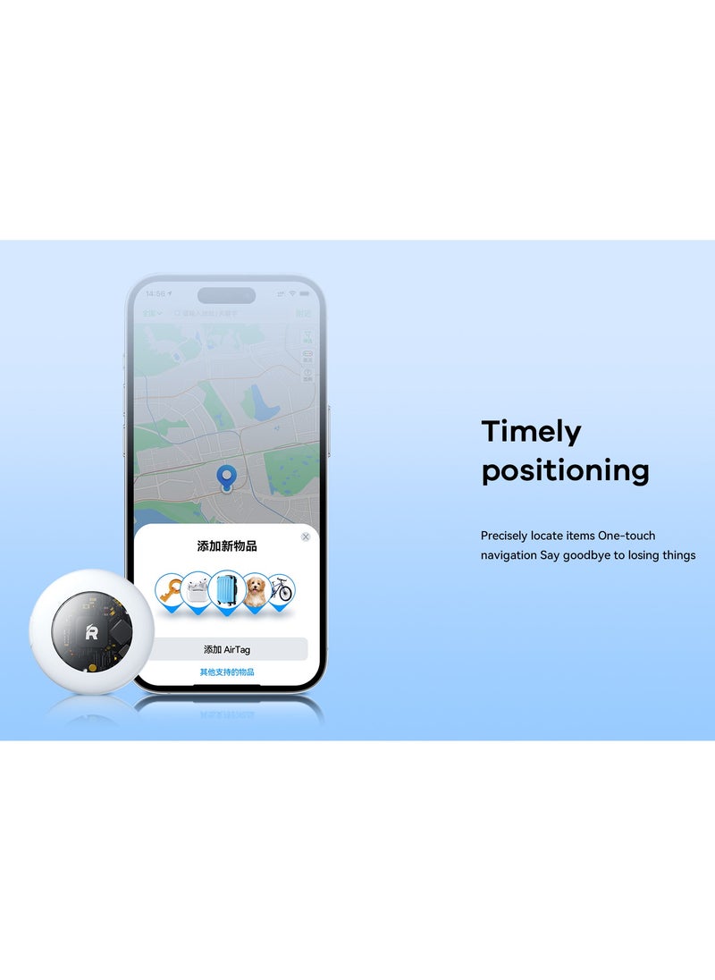 REMAX - Smart Global Position Tracking Item Finder – Lightweight, Precise, and Reliable | AirTag Anti-Loss Reminder Key Finder Works with Find My App for iOS Devices Only - Image 1