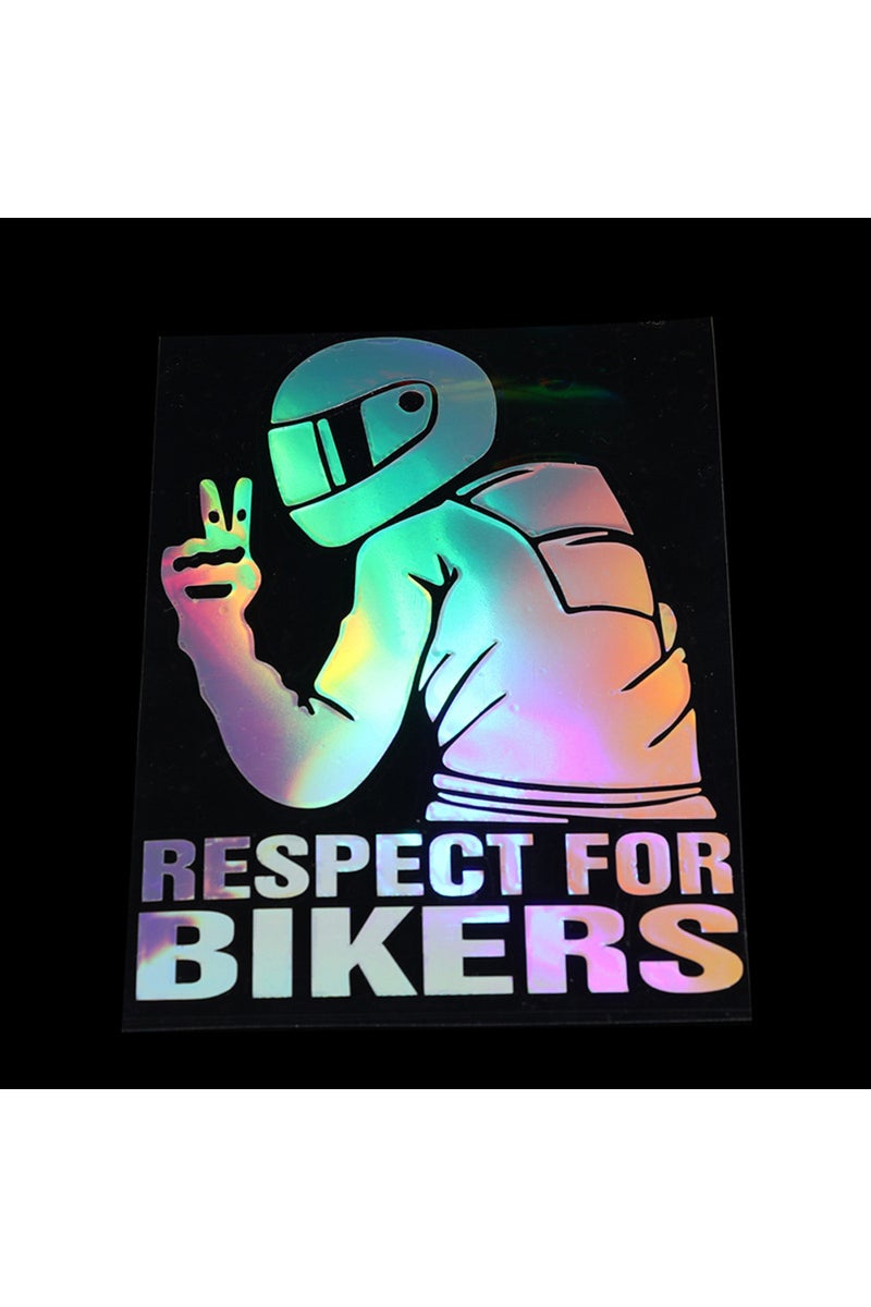 إيروريكس ملصقان عاكسان للضوء للدراجات النارية، مقاومان للماء، للخوذة والسيارة.