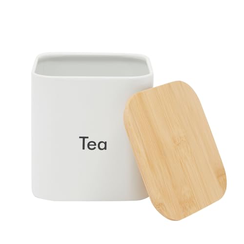 Juvale Coffee Bean Storage Canisters for Countertop - 3-Piece White Iron 48 oz Set - Silicone Seal Lids for Freshness - Sugar Jar & Tea Organizer - Coffee Bar Accessories & Countertop Organization - Image 5