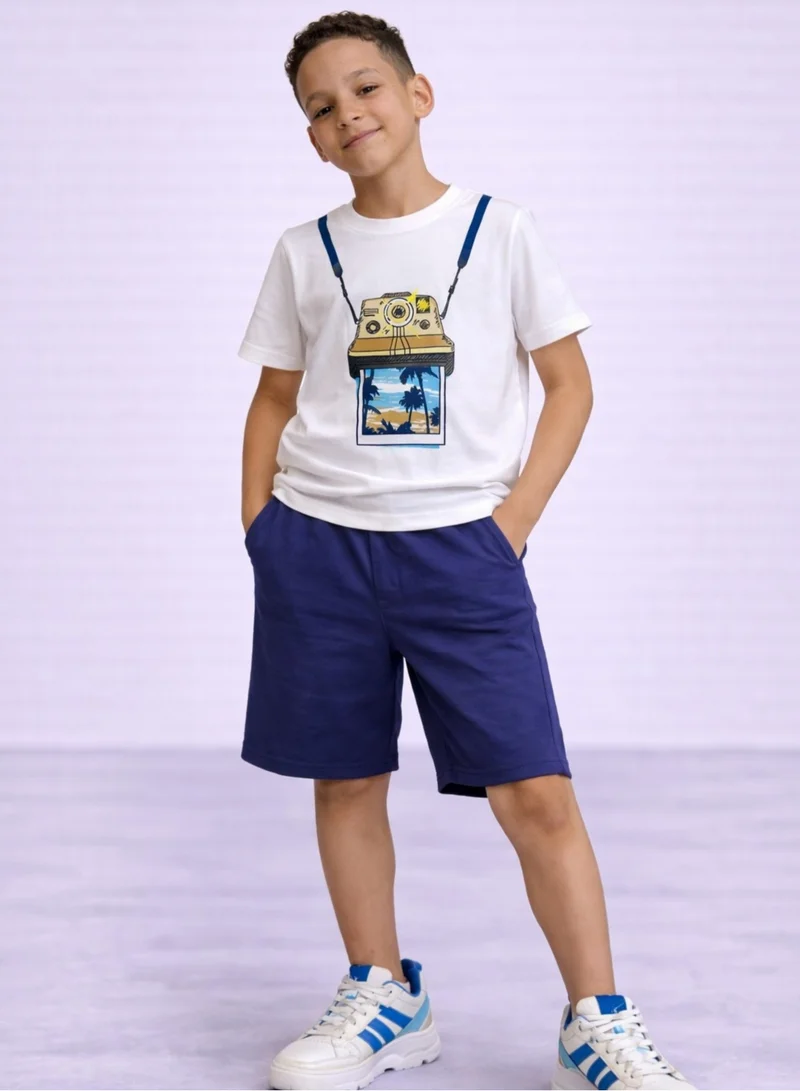 Victor And Jane  Boys’ Multipack – Graphic T-Shirts & Shorts Set (4 Pack) for Men | Best Price UAE