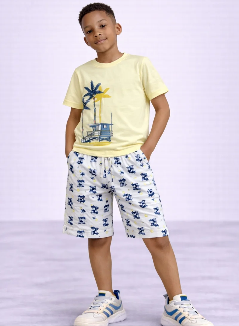 Victor And Jane  Boys’ Multipack – Graphic T-Shirts & Shorts Set (4 Pack) for Men | Best Price UAE