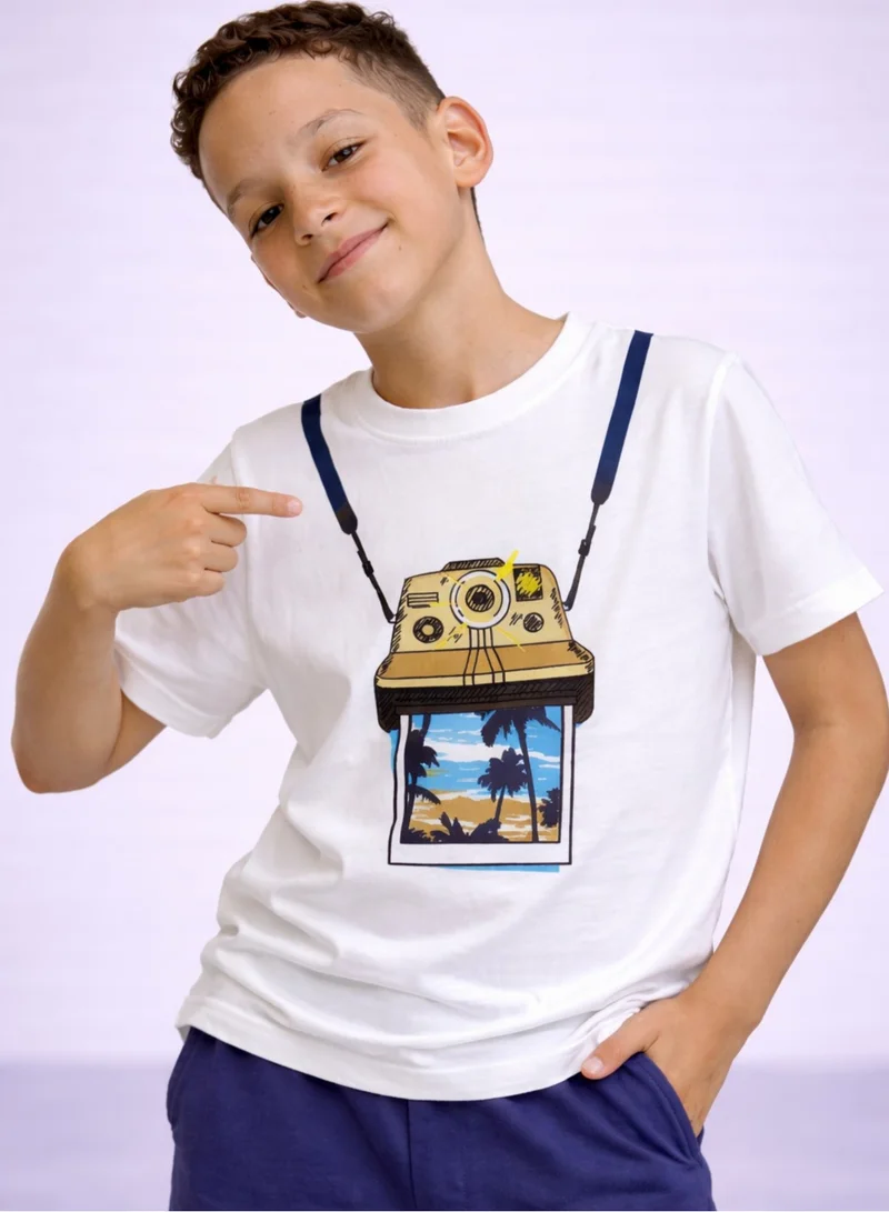 Victor And Jane  Boys’ Multipack – Graphic T-Shirts & Shorts Set (4 Pack) for Men | Best Price UAE