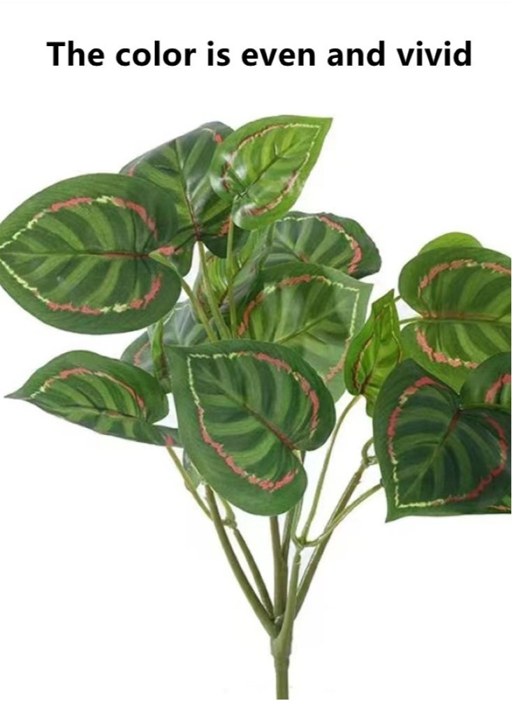 Kutis 1-Piece Artificial Plant with Pot for Home Garden Décor Multicolor 30x30 cm  - Image 3