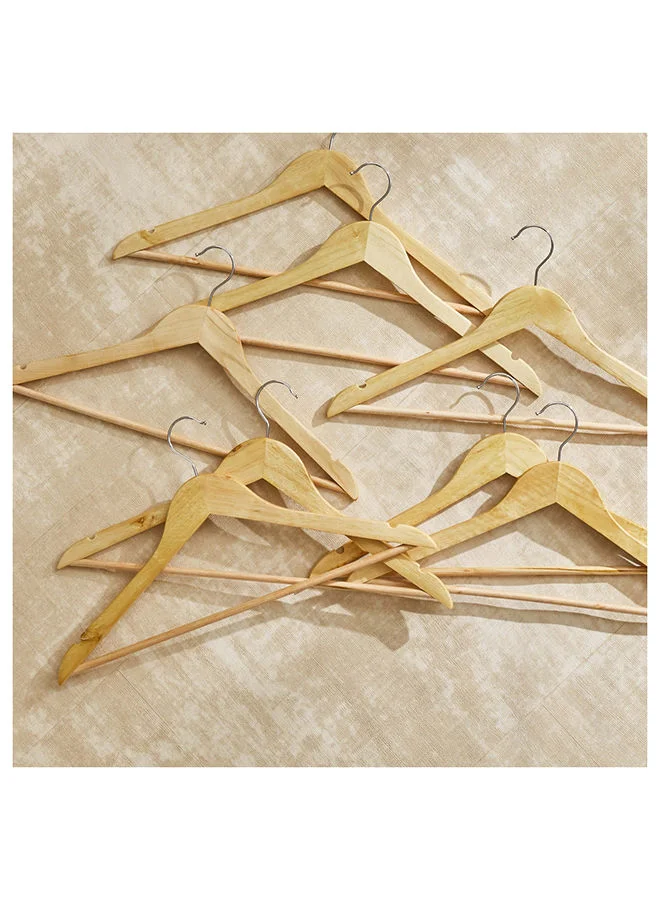 Home Box Forest 8-Piece Wooden Hanger Set 44.5 x 1.2 x 23 cm