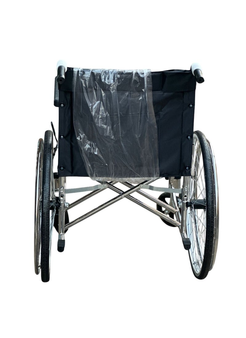 Adamsmed Foldable Wheelchair for Easy Mobility - Lightweight,Compact & Portable
