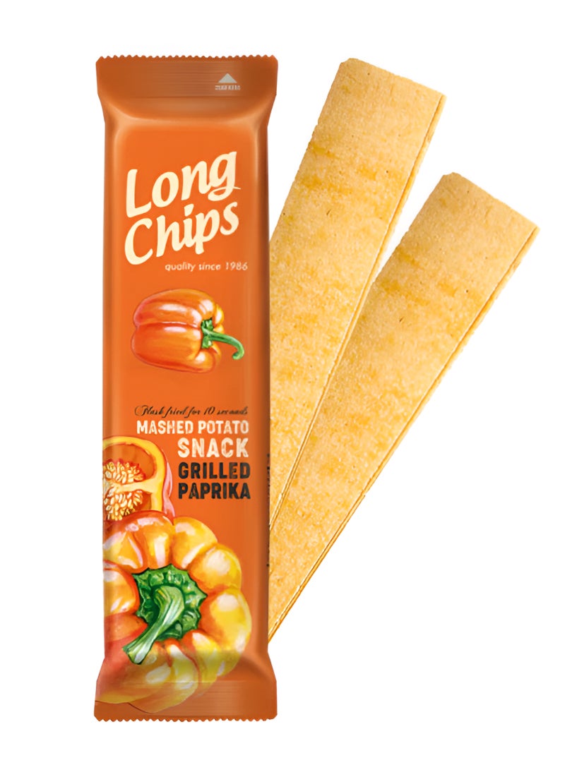 Long Chips رقائق البطاطس المهروسة بالفلفل الحار المشوي - Image 2