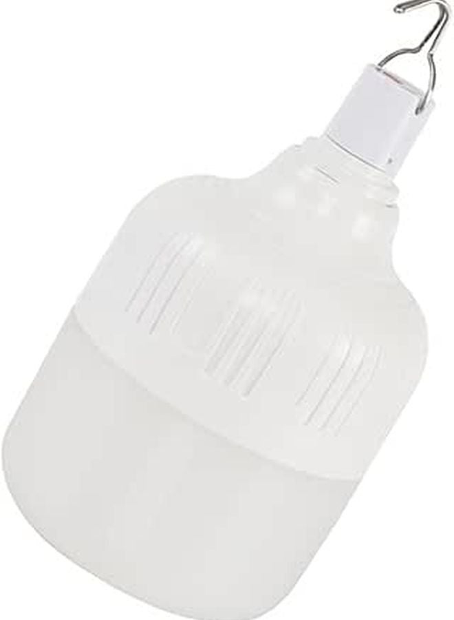 مصباح كشك محمول أبيض LED مع شحن USB وكابل للتخييم وأسواق الليل وإضاءة الطوارئ - Image 1