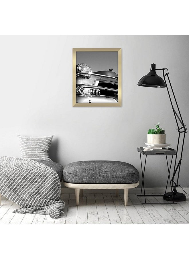 Americanflat Americanflat 18x24 Poster Frame with Polished Plexiglass - Gold Picture Frame with Engineered Wood - Epic Collection - Wide Photo Frame for Wall Display  - Image 3