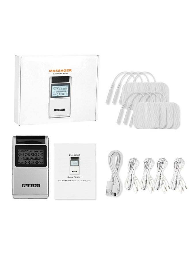 Lemon TENS Low Frequency Pulser Physiotherapy Device - Muscle Stimulator + Back Pain Relief and Management (Includes Electrode Pads)  - Image 1