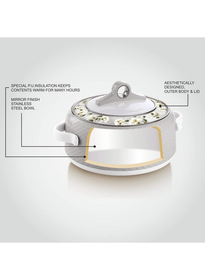 Nayasa Casserole Insulated Serving Tureen Hot Pot Thermoware with Inner Stainless Steel (Beige, 3PC Big Set (1000+1500+2000ml))(SH) - Image 4