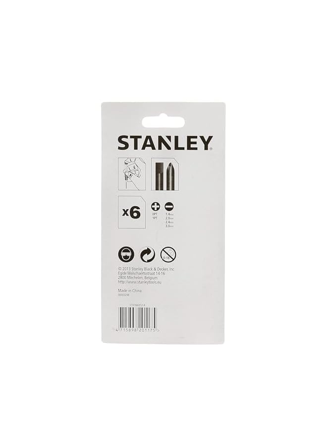 Stanley Bi Material Precision Screwdriver Set Stht66052 8 6 Pieces - Image 4