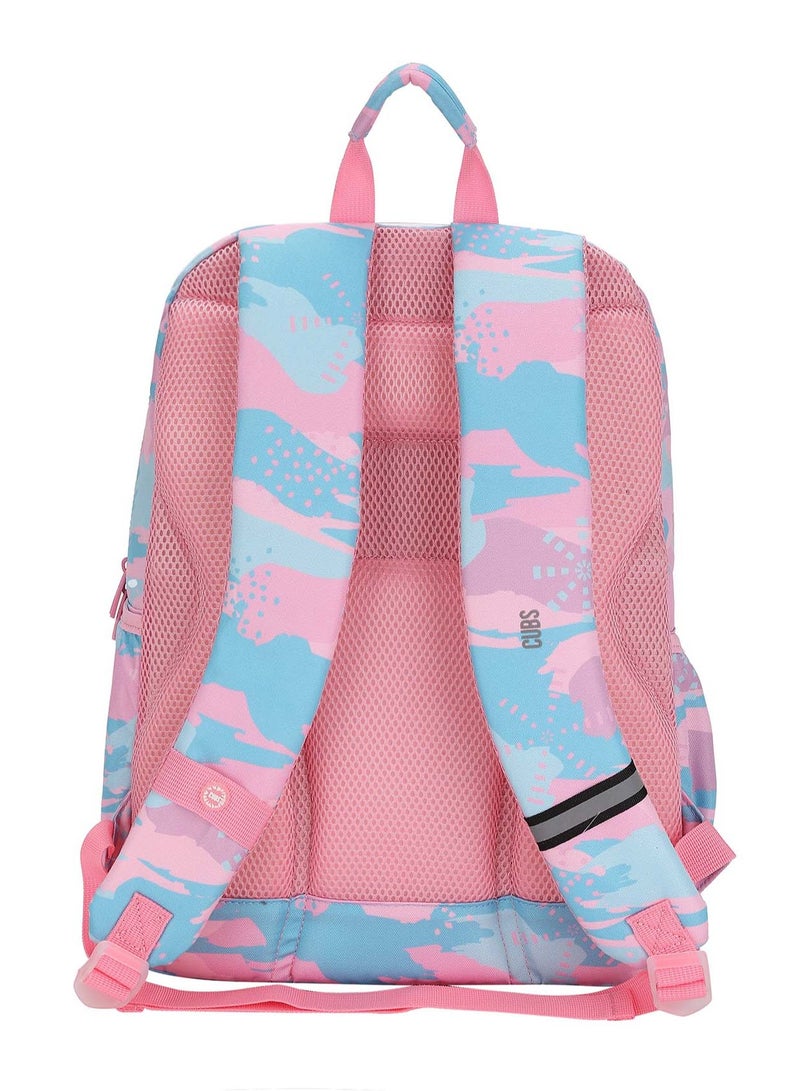 CUBS Unicorn Print Waterproof Kids 38L Hardtop Backpack with zip closure Ideal for 6-12 years girls, Compatible with 15" Laptop - Image 3