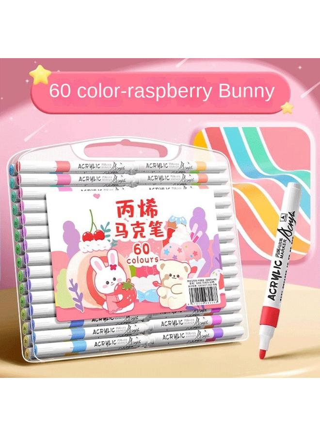Bluejw Acrylic Marker Children's Watercolor Pen Refill Pupils Special For Primary School Art Painting Color Stackable Kindergarten - Image 1