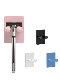 Excefore 8PCS Shaver Holder for Shower Self-Adhesive Adjustable Reusable Bathroom Waterproof Wall Hanging Loofah Waterproof Shower Hook Widely Used In Kitchen Bathrooms  - Image 1