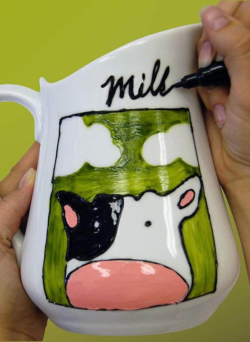 Pebeo Porcelaine 150 Markers 6 x 0.7mm Nibs (Pop Set) - Image 4