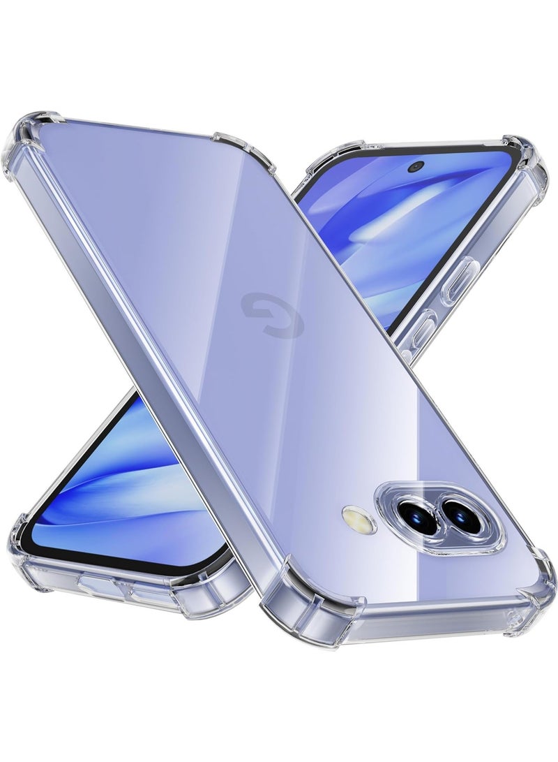 جراب شفاف ضد الصدمات متوافق مع هاتف جوجل بيكسيل 9A - Image 1