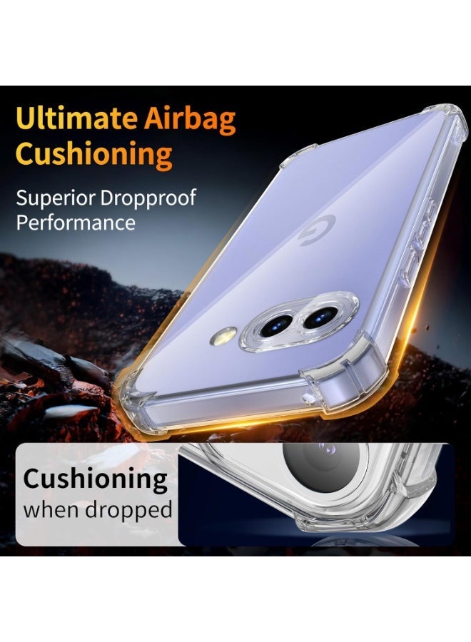 جراب شفاف ضد الصدمات متوافق مع هاتف جوجل بيكسيل 9A - Image 4