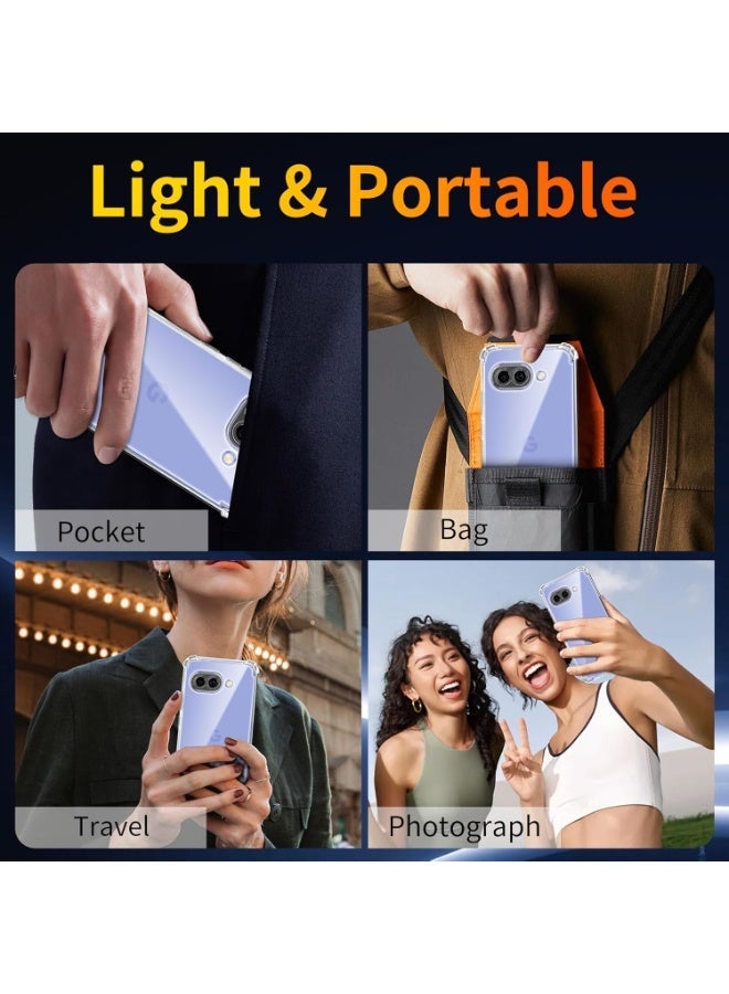 جراب شفاف ضد الصدمات متوافق مع هاتف جوجل بيكسيل 9A - Image 3