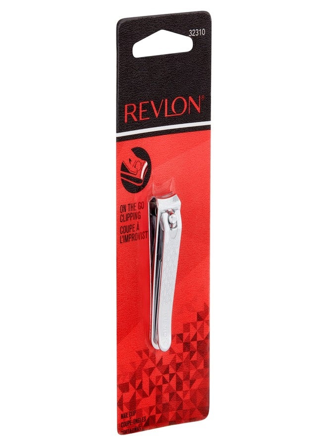 Revlon Compact Nail Clipper, Small Mini Design, Perfect for Travel, Use to Trim Fingernails and Toenails, Stainless Steel, 1 Count - Image 5