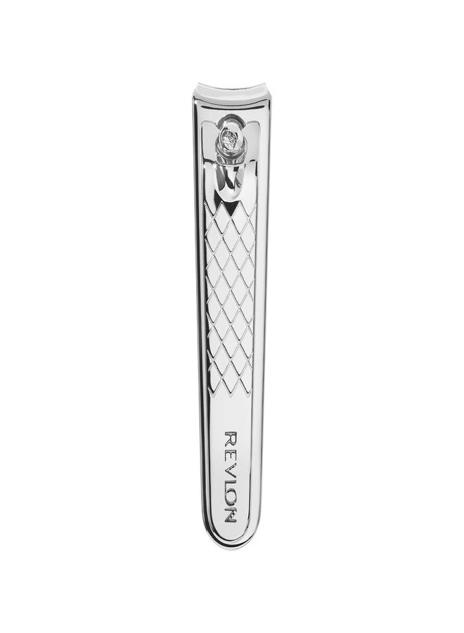 Revlon Compact Nail Clipper, Small Mini Design, Perfect for Travel, Use to Trim Fingernails and Toenails, Stainless Steel, 1 Count - Image 2