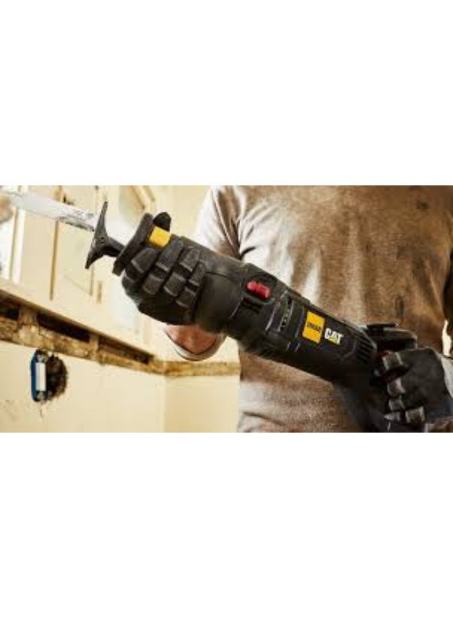 CATERPILLAR CAT DX5120 1200W Reciprocating Saw – 30mm Stroke, Variable Speed, Tool-Free Blade Change, Heavy Duty Cutting - Image 2
