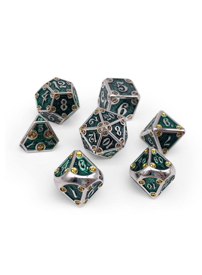 Norse Foundry Dungeon Delve Metal Dice Set - Forge Your Adventure: Premium Zinc Alloy D20 Dice Set - Complete Set for TTRPG - Boost Your Gaming Experience with Metal Dice - Image 2