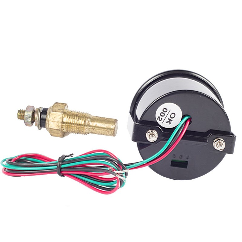 ESUPPORT Car 2" 52mm Digital Water Temp Gauge Red LED Fahrenheit F - Image 4