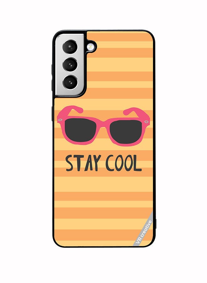 VR CREATIVE Protective Case Cover For Samsung Galaxy S22 5G Stay Cool Design Multicolour - Image 1