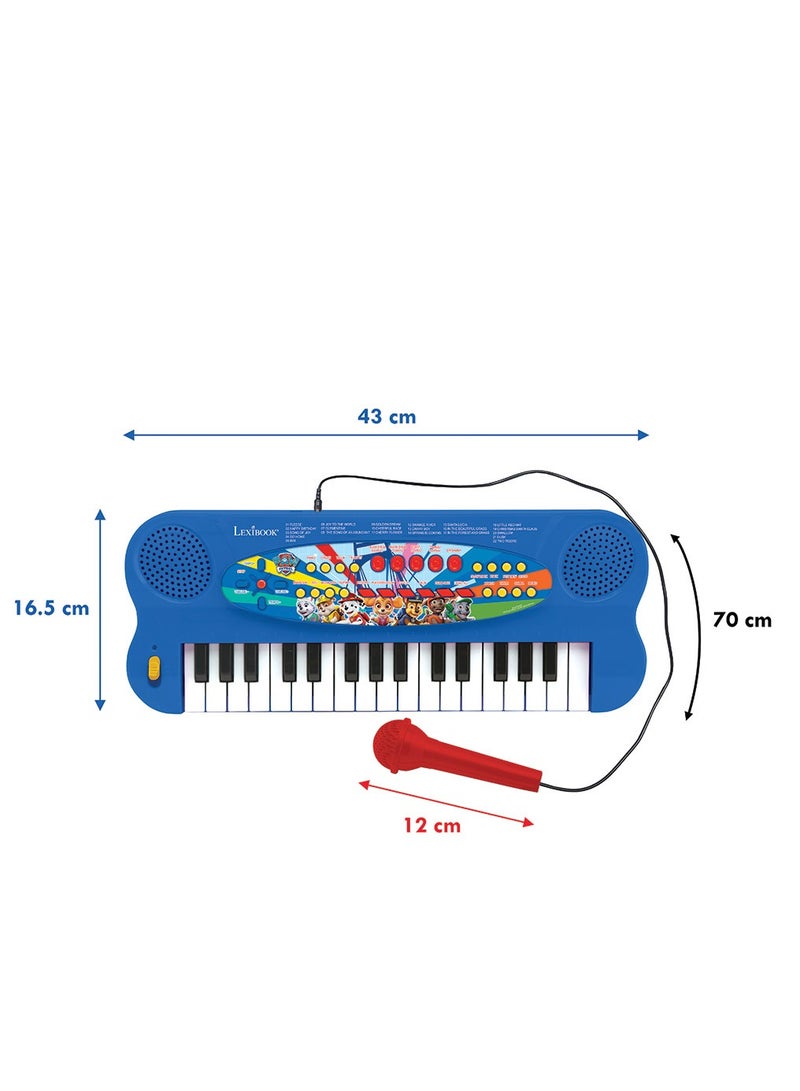 Lexibook Paw Patrol Electronic Keyboard with Mic - Image 3