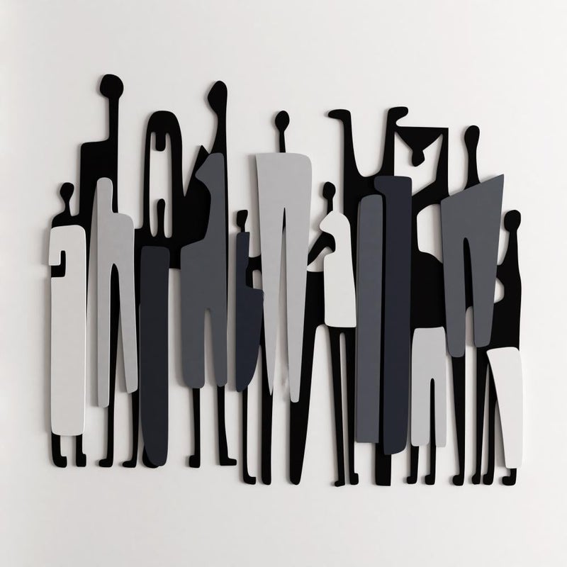 Marktna Abstract wooden decorative sculpture - Image 2