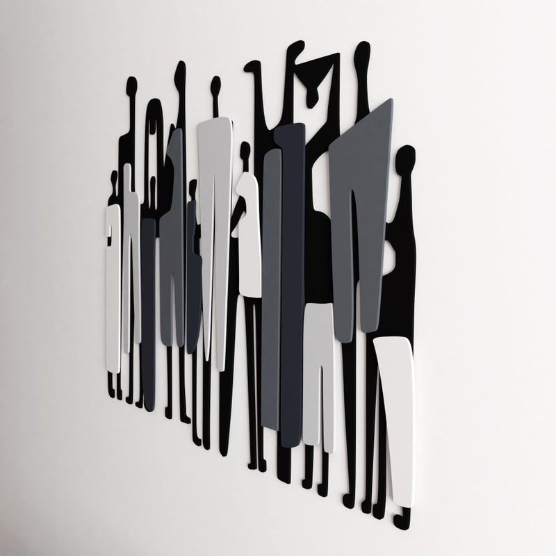Marktna Abstract wooden decorative sculpture - Image 3