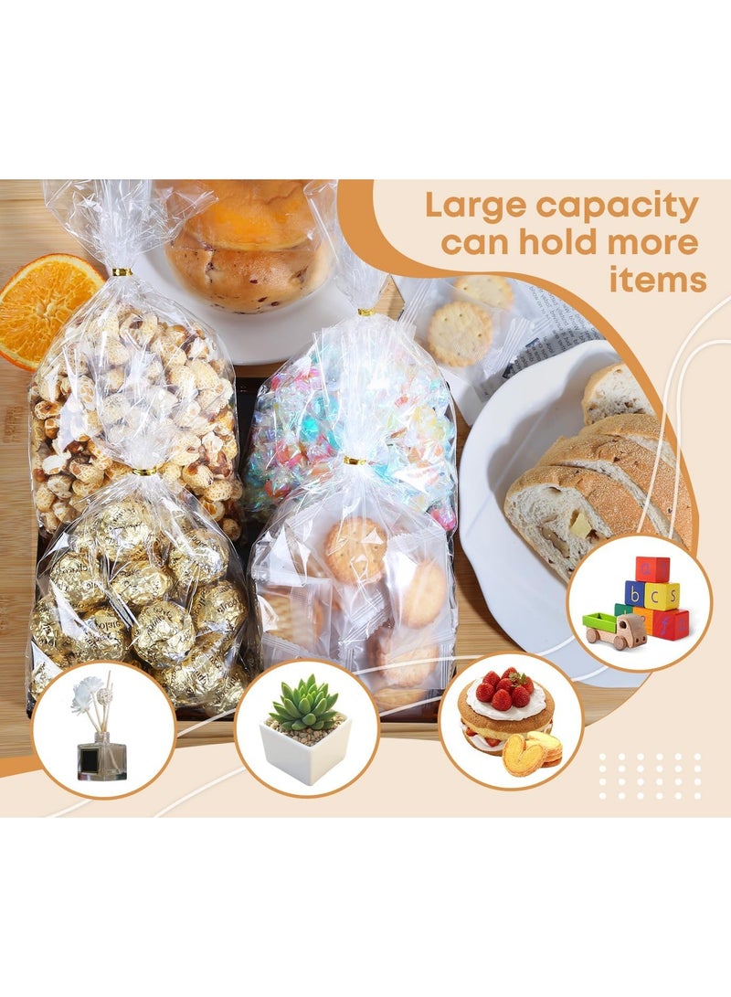 100 قطعة من أكياس الحلوى وأكياس البسكويت، مناسبة لهدايا الحفلات وحفلات أعياد الميلاد في رمضان - Image 3