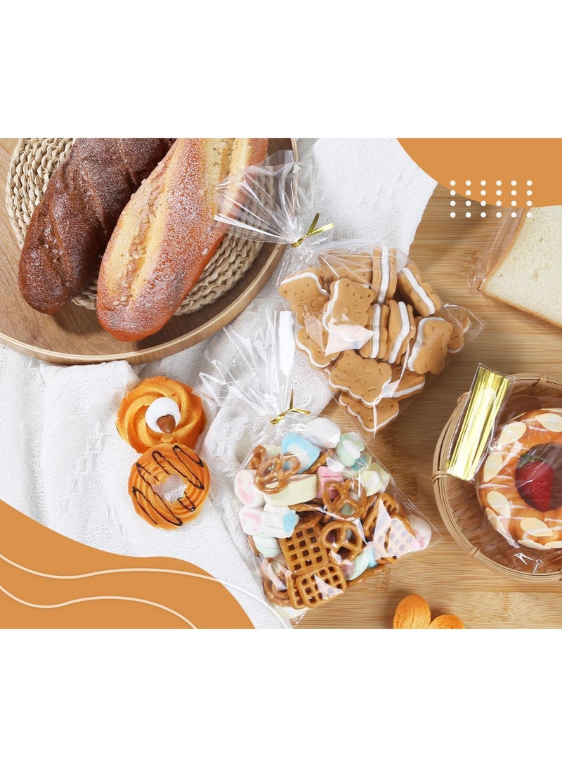 100 قطعة من أكياس الحلوى وأكياس البسكويت، مناسبة لهدايا الحفلات وحفلات أعياد الميلاد في رمضان - Image 4