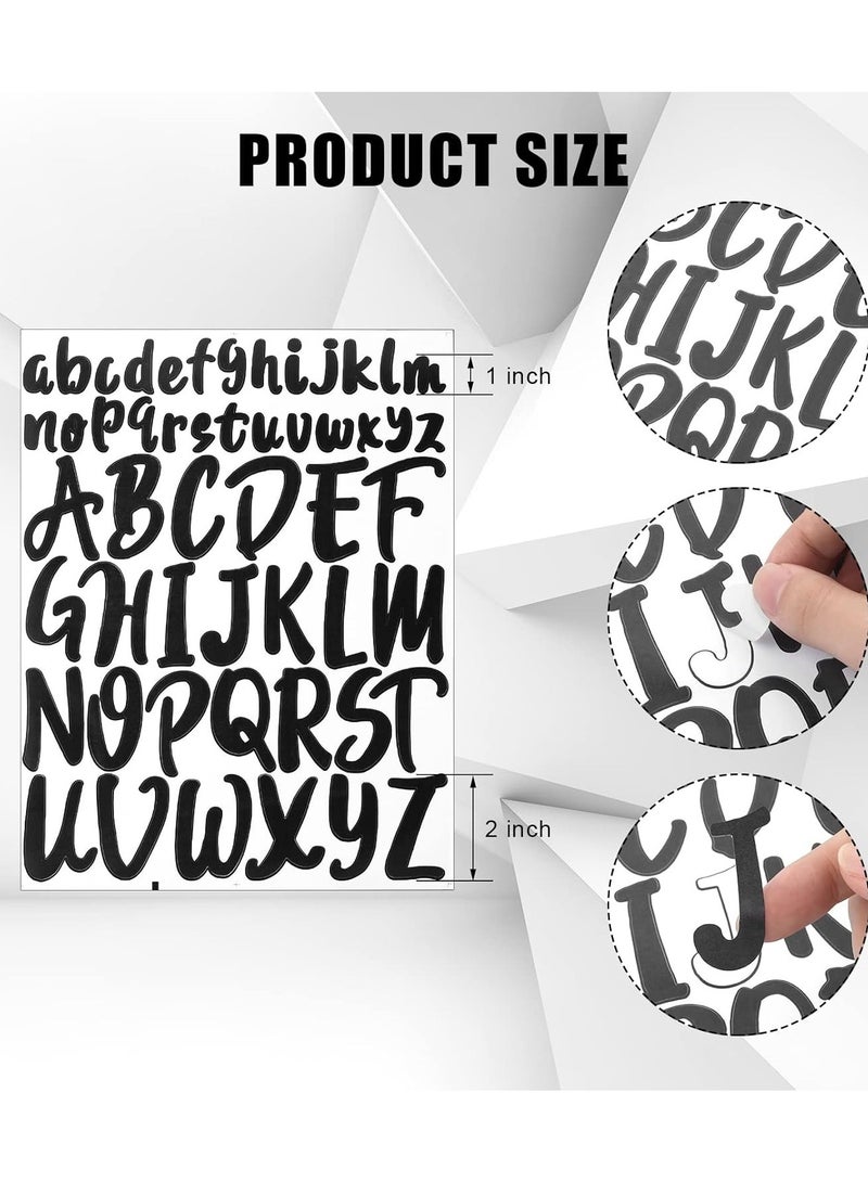 8pcs 1 inch 2 inch Capital Letter Stickers Self Adhesive Letters Sticks for Crafts Outdoor Signs Poster Mailbox Windows and Car - Image 2
