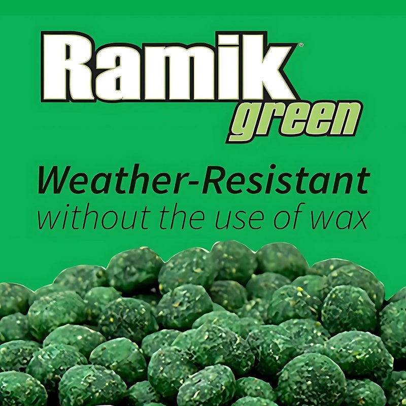 Neogen Ramik Green Fish Flavored Weather Resistant Rodenticide Nuggets, 4 lb bag (00615) - Image 3
