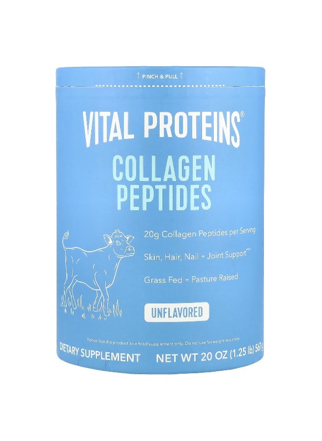 Vital Proteins - Vital Proteins, Collagen Peptides, Unflavored, 20 oz (567 g) - Image 1