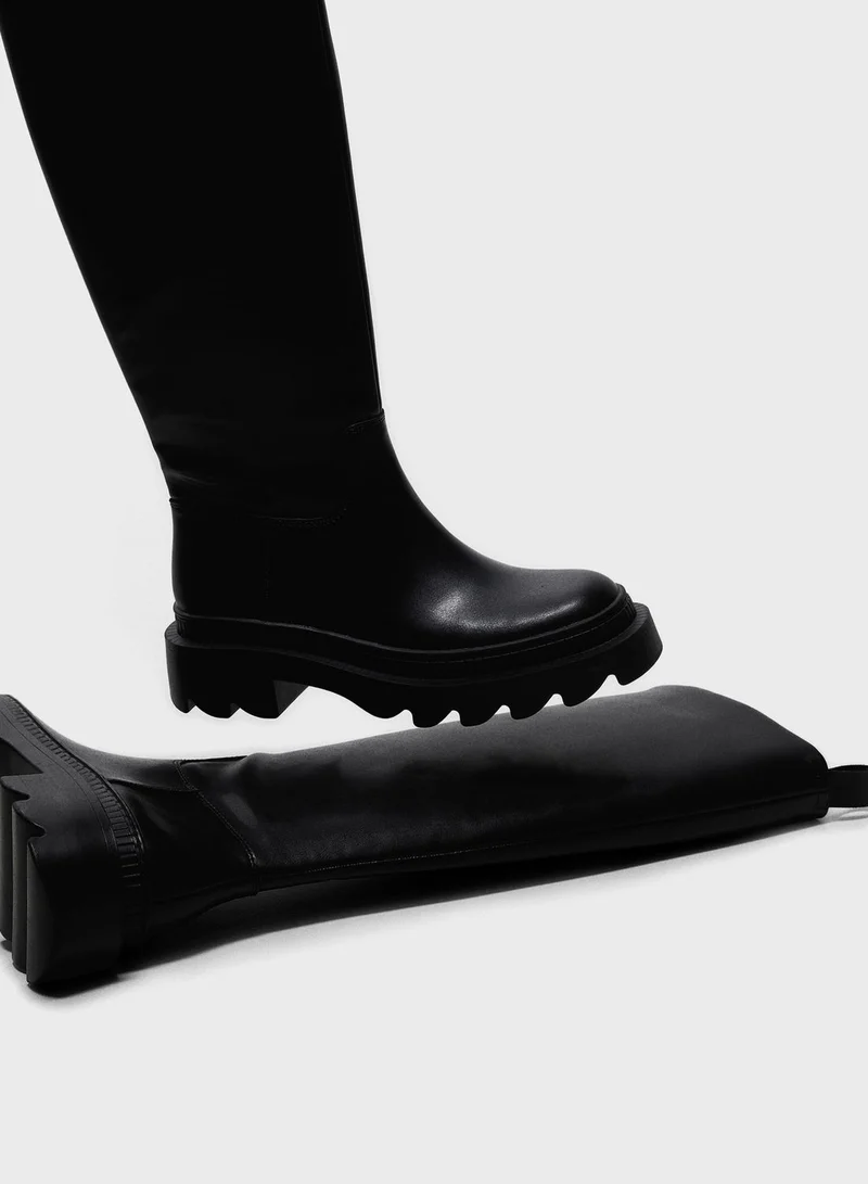 مانجو Casual Knee Boots