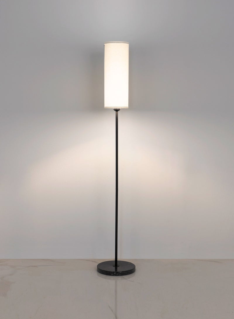 Cluc Petit pavimento black floor lamp - beige - Image 1