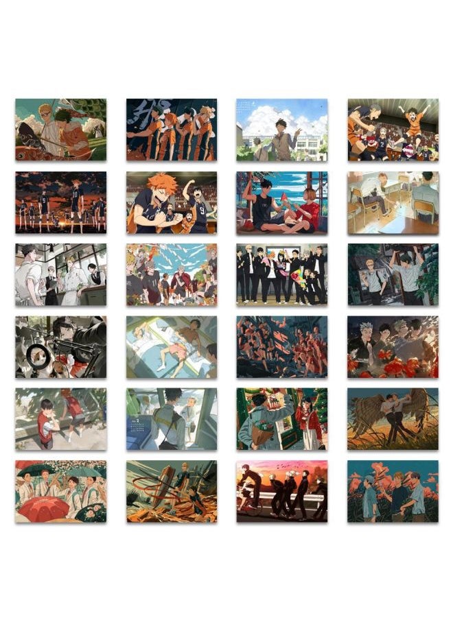 126 Volleyball Juvenile Stickers High Color Value Juvenile Sense Of Day Diffuse Decoration Mobile Phone Flat Hand Account Luggage Stickers-Color:126 Volleyball Boys [2 Packs Of Sharing Packs]  - Image 1