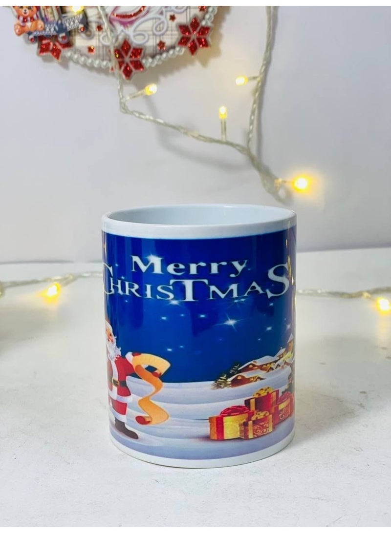 كريسماس  مج  كوب  الكريسماس المطبوع عليه رسومات الكريسماس  بالألوان والاشكال المختلفة  الخامة النظيفة الصحية المقاس :10 سم - Image 3