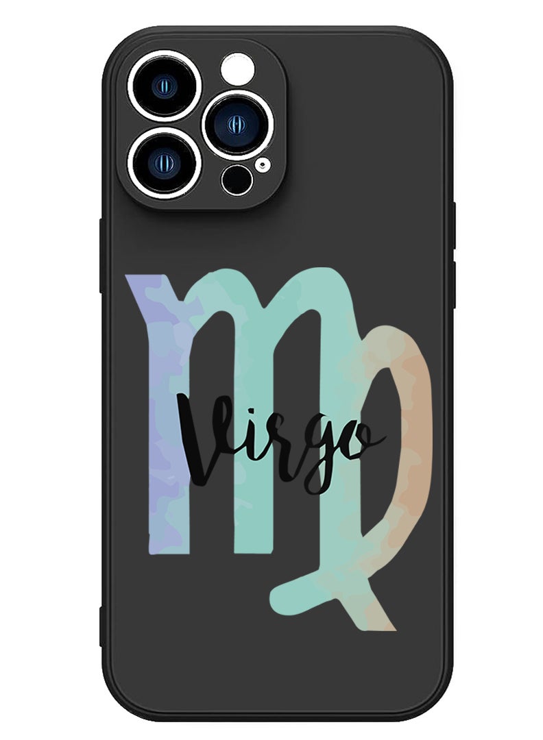 Theodor Protective Slim Fit Case Liquid Silicone Cover with Full Body Protection Anti-Scratch Shockproof Case For iPhone 13 Pro Max Black  - Vodka made me do it copy - Image 1