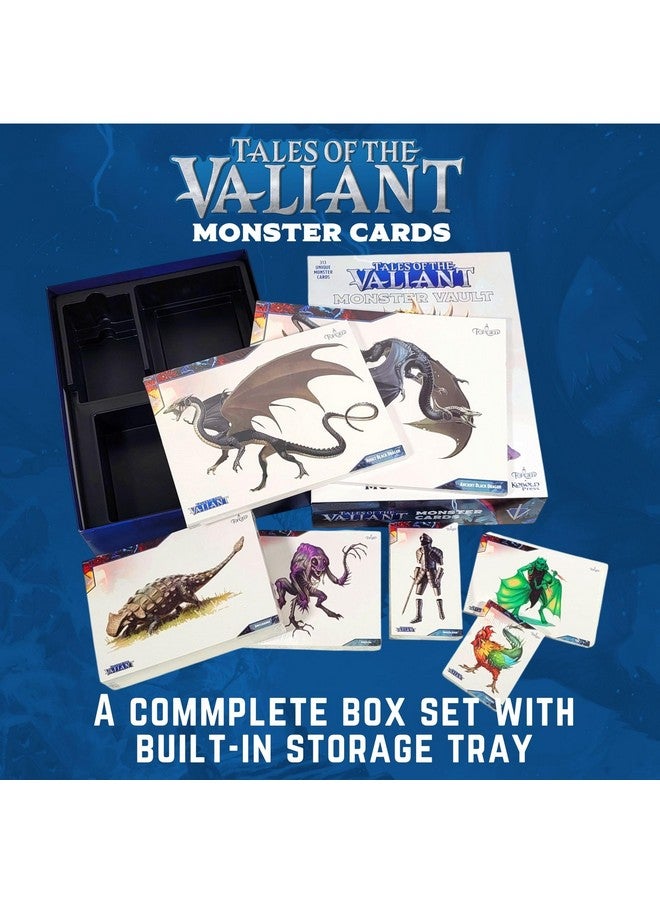 Forged Dice Co. Tales of the Valiant Monster Vault Monster Cards - 313 Full-Color Fantasy Creatures for Dnd 5E Compatible RPGs - Quick Reference Deck for Game Masters - Licensed Kobold Press Accessory - Image 2
