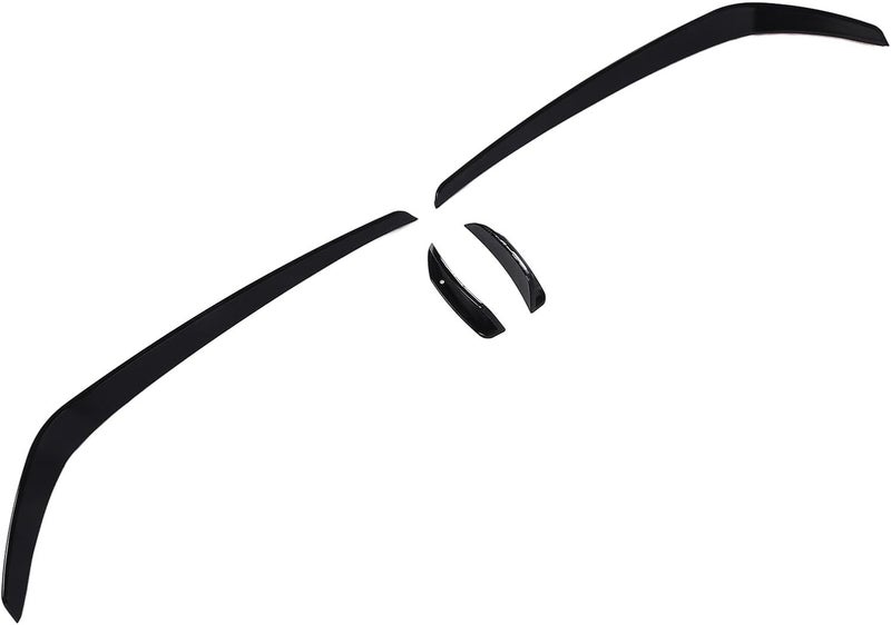 VINGVO Front Bumper Air Splitter, Glossy Black Air Vent Trim, Car Aero Split Part with Glossy Finish, Ideal for 7.5 GTI 2017-2019 - Image 1